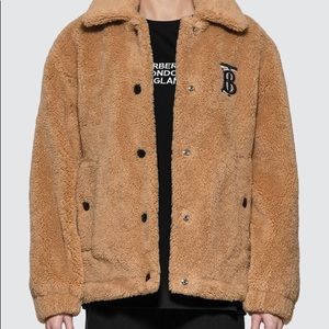 Burberry Monogram Motif Fleece Jacket